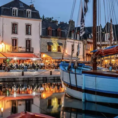 Ferienwohnung Exceptionnel Tres Beau T2 Sur Le Port De St Goustan- Vue Sur Le Port! Auray Exterior foto